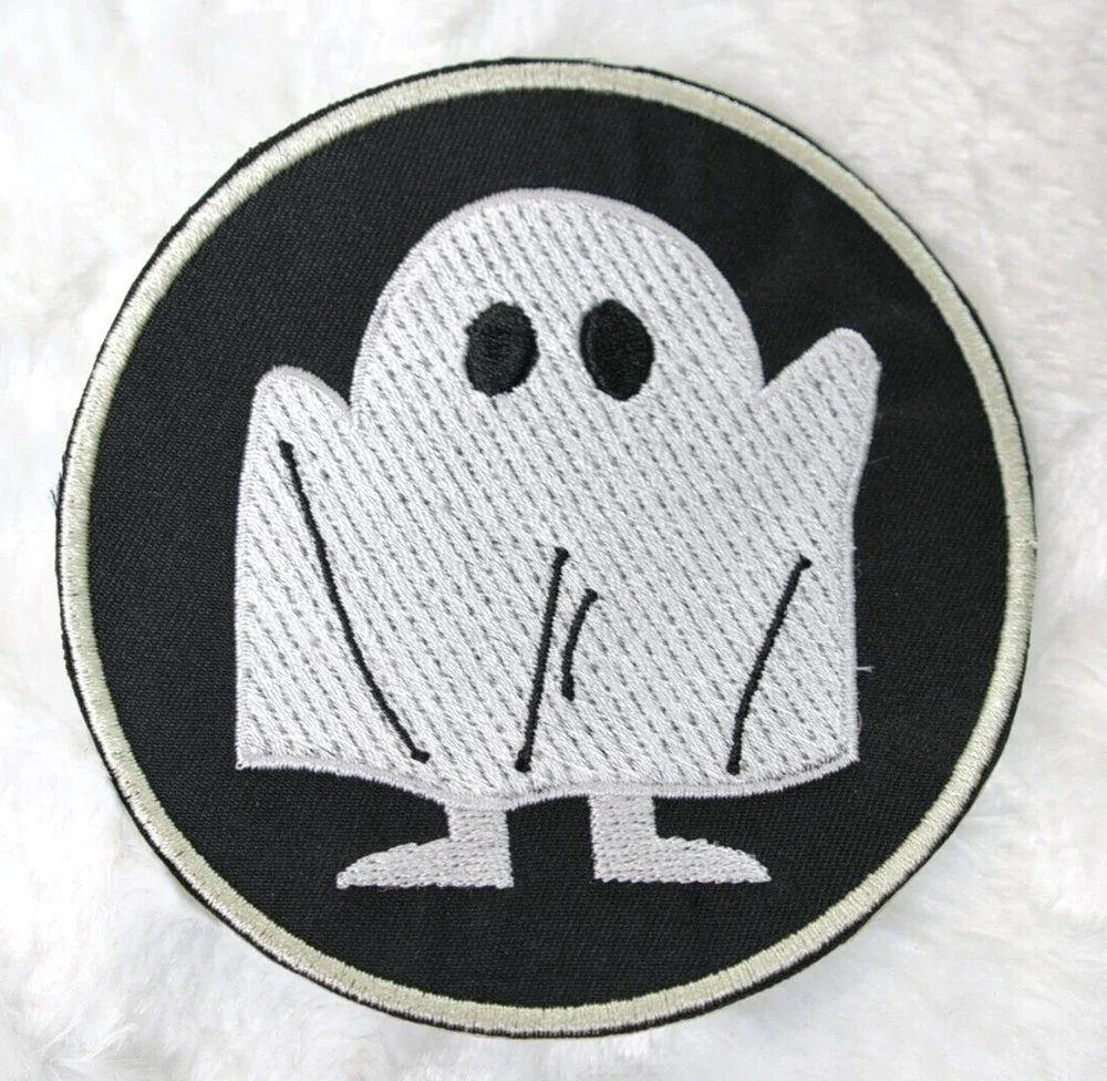 Embroidery Patch Ghost Adorable Cute Patch IRON-ON (3